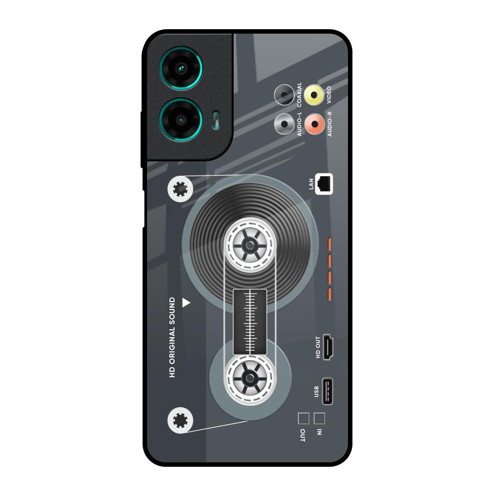 Retro Recorder Motorola G35 5G Glass Back Cover Online
