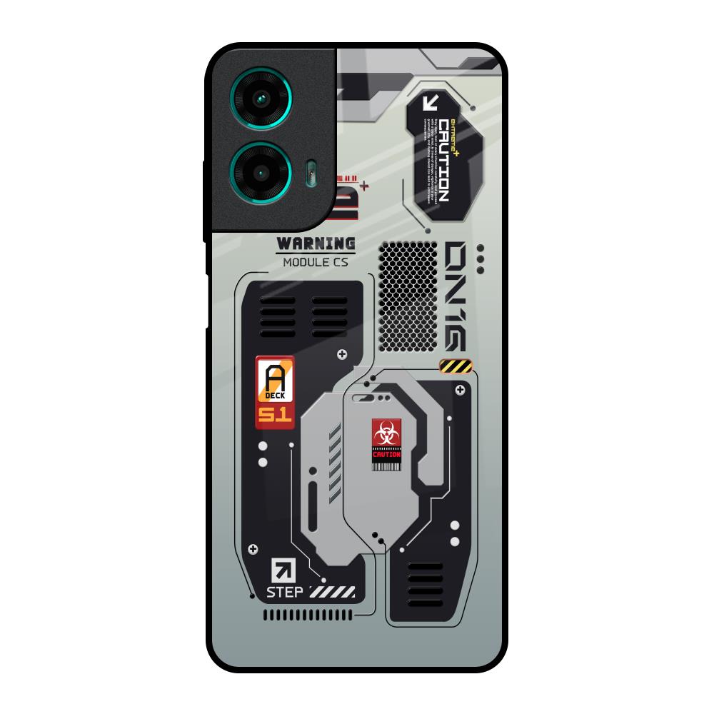 Techno Vibes Motorola G35 5G Glass Back Cover Online