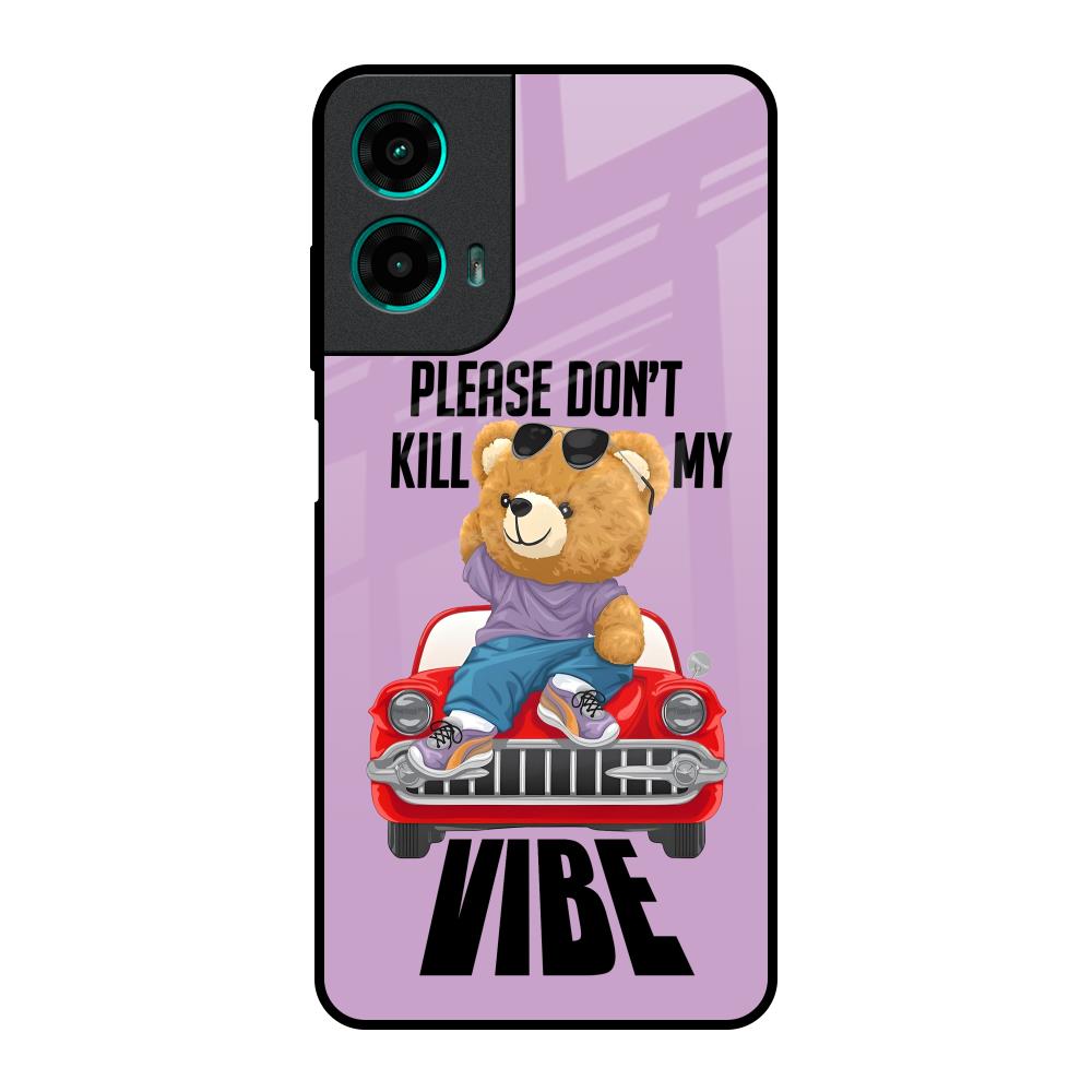 Don't Kill My Vibe Motorola G35 5G Glass Back Cover Online