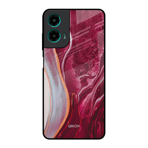 Crimson Ruby Motorola G35 5G Glass Back Cover Online