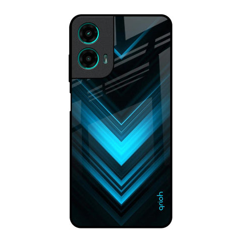 Vertical Blue Arrow Motorola G35 5G Glass Back Cover Online