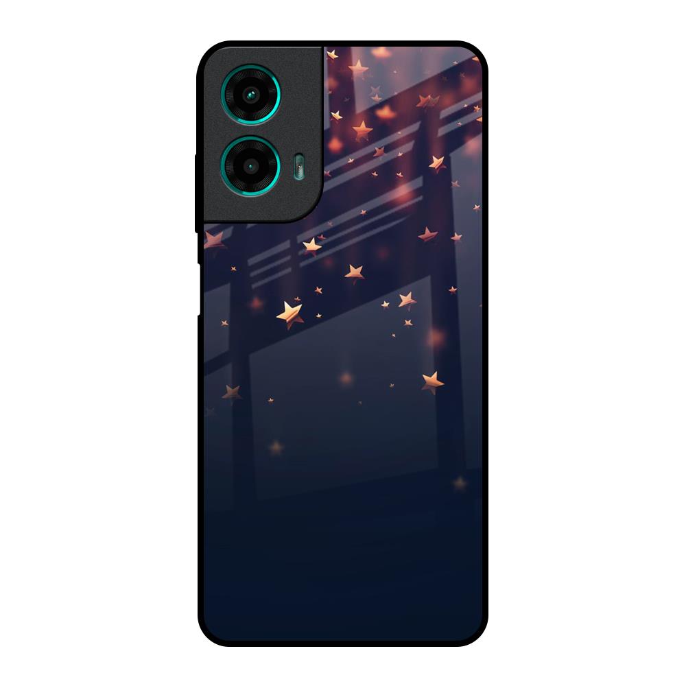 Falling Stars Motorola G35 5G Glass Back Cover Online
