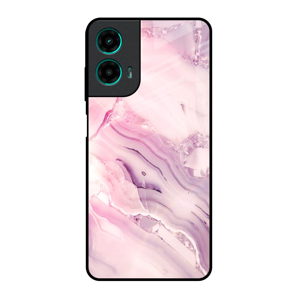 Diamond Pink Gradient Motorola G35 5G Glass Back Cover Online
