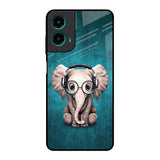 Adorable Baby Elephant Motorola G35 5G Glass Back Cover Online