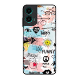 Just For You Motorola G35 5G Glass Back Cover Online