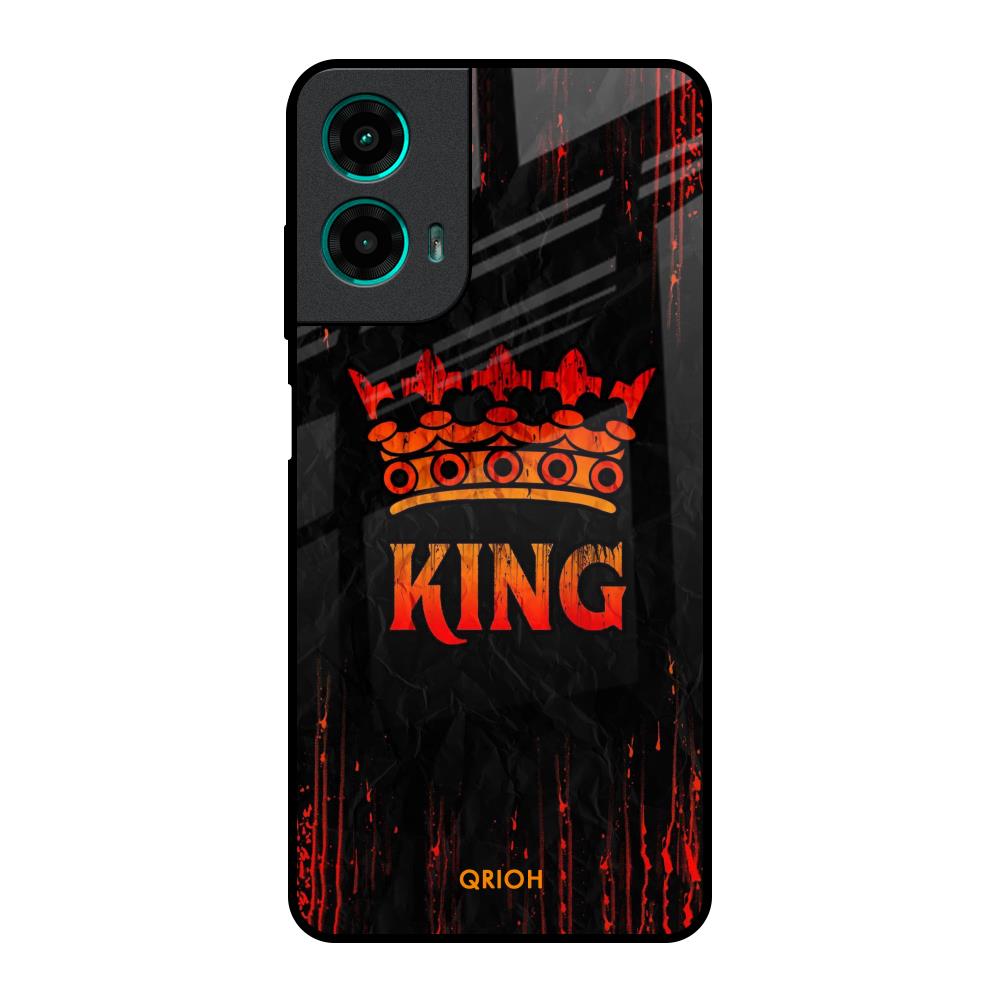 Royal King Motorola G35 5G Glass Back Cover Online