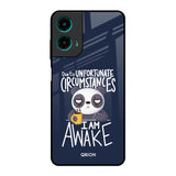 Struggling Panda Motorola G35 5G Glass Back Cover Online