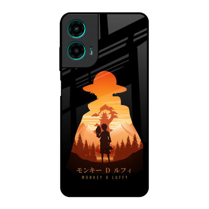 Luffy One Piece Motorola G35 5G Glass Back Cover Online