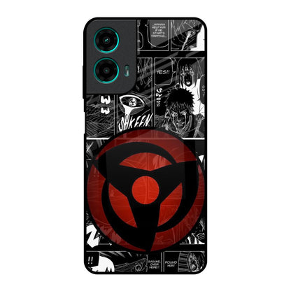 Sharingan Motorola G35 5G Glass Back Cover Online
