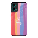 Lucky Abstract Motorola G35 5G Glass Back Cover Online