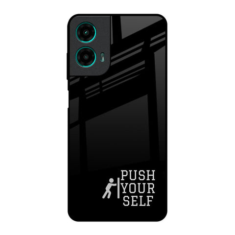 Push Your Self Motorola G35 5G Glass Back Cover Online
