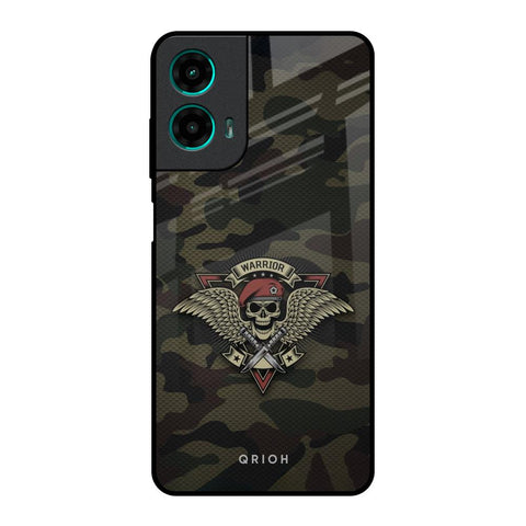 Army Warrior Motorola G35 5G Glass Back Cover Online