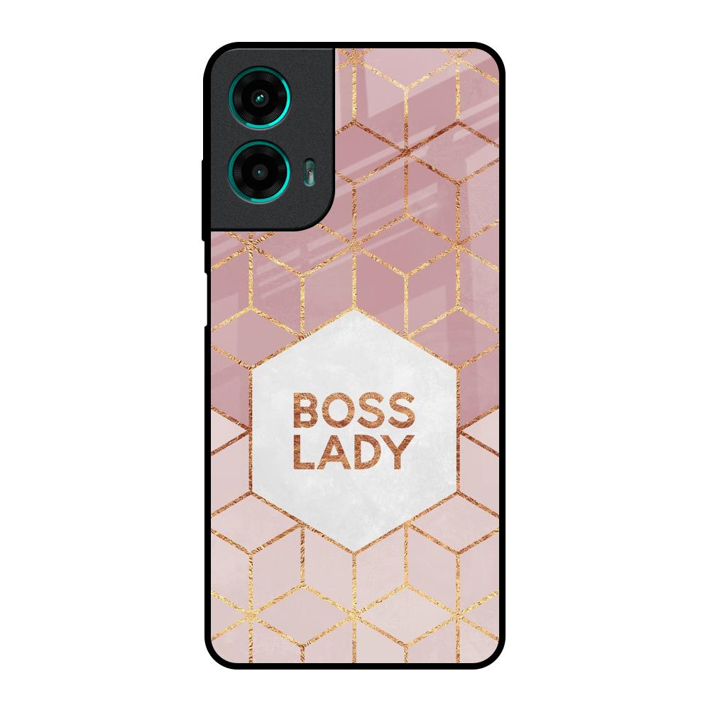 Boss Lady Motorola G35 5G Glass Back Cover Online