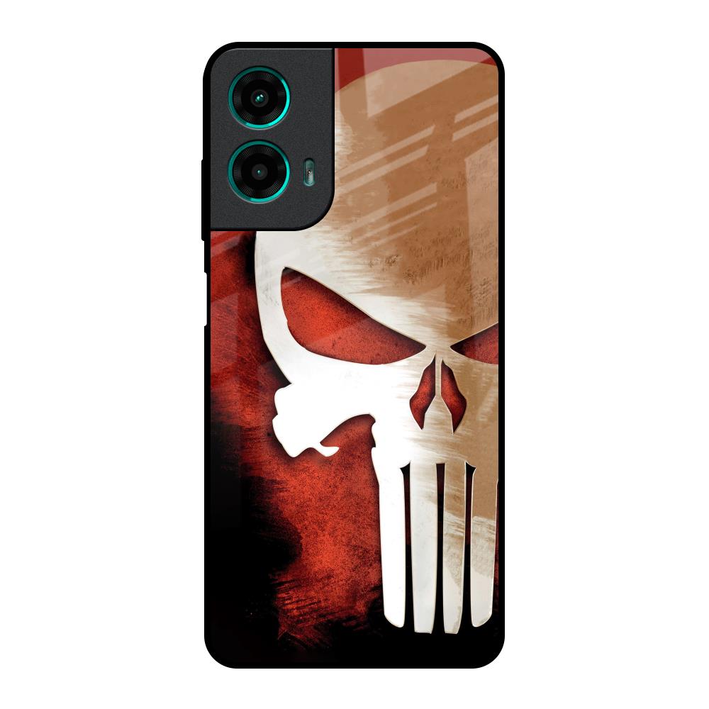 Red Skull Motorola G35 5G Glass Back Cover Online