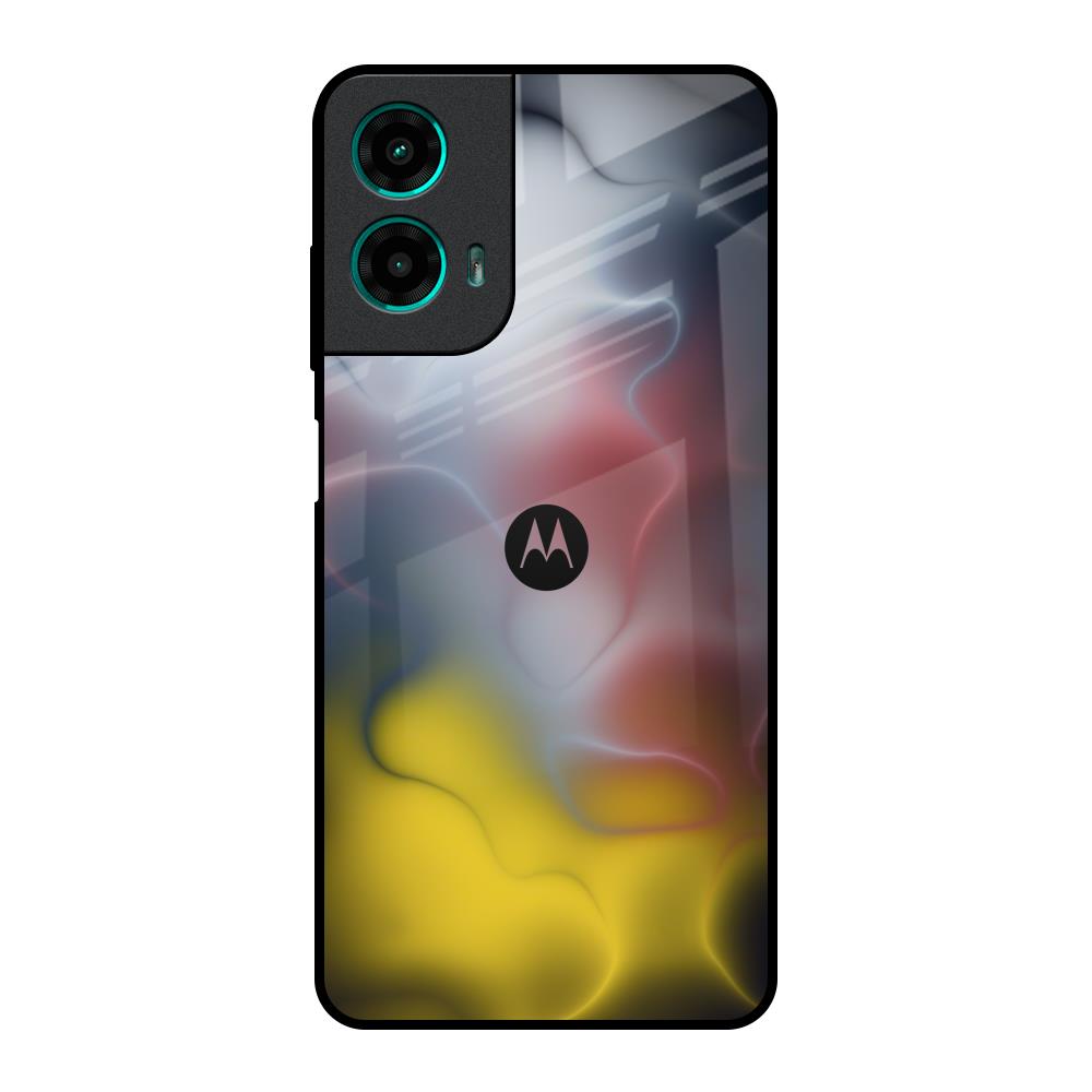 Colorful Smoke Motorola G35 5G Glass Back Cover Online