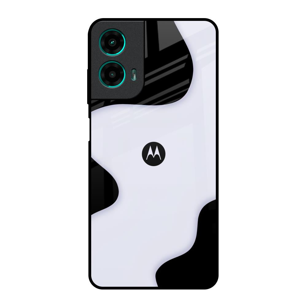 Wheat Cream Wavy Motorola G35 5G Glass Back Cover Online