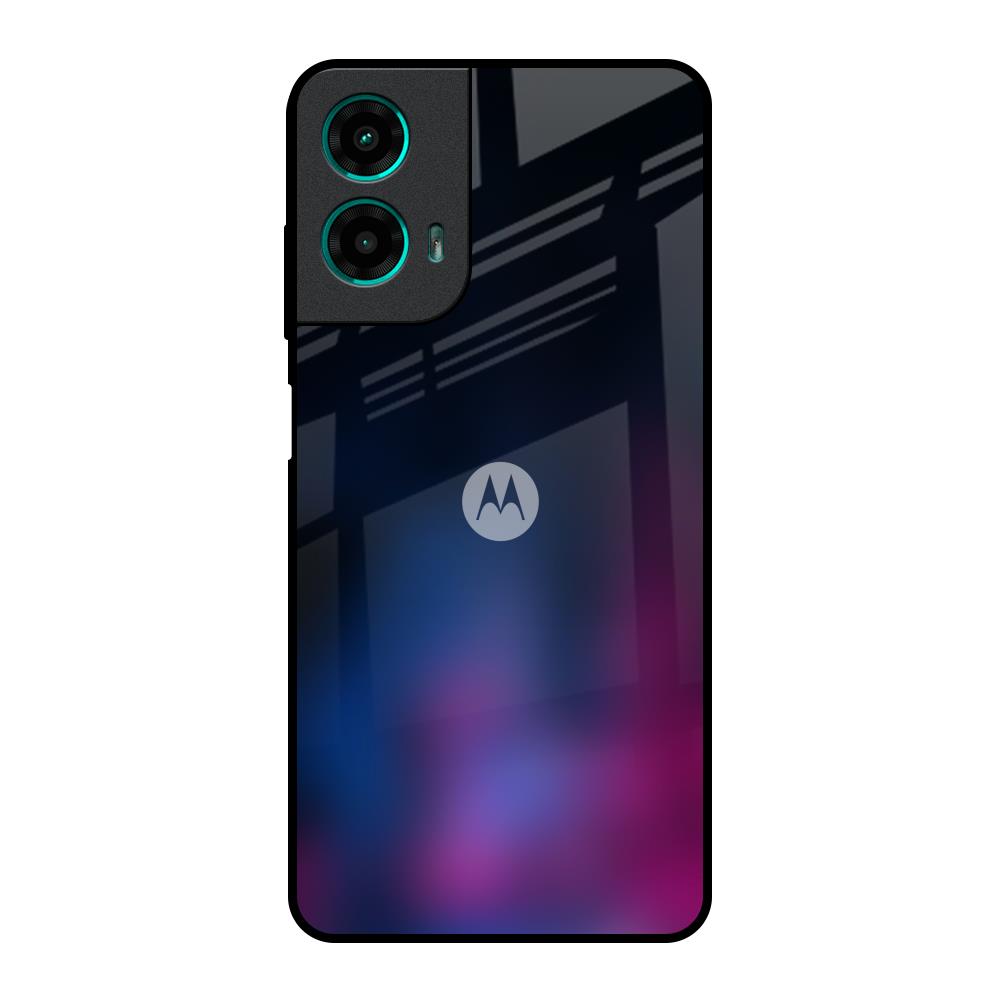 Pink Smudge Motorola G35 5G Glass Back Cover Online