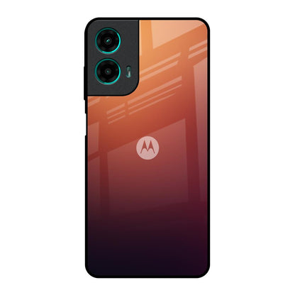 Sunset Background Motorola G35 5G Glass Back Cover Online