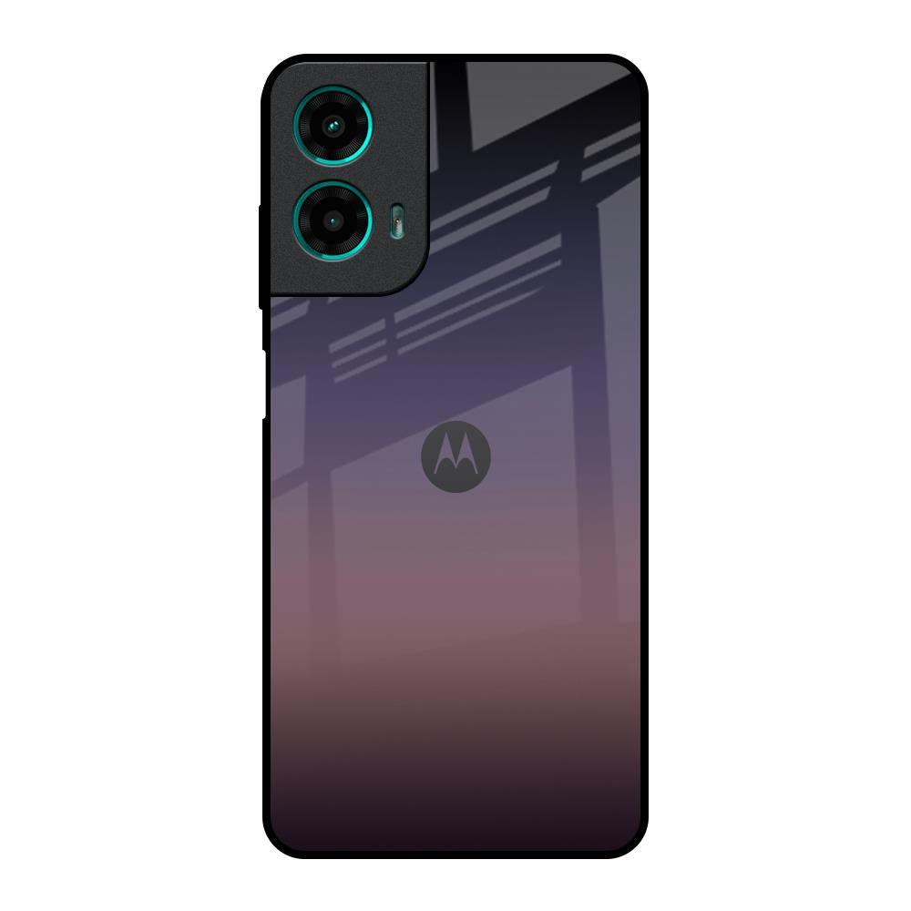 Grey Ombre Motorola G35 5G Glass Back Cover Online