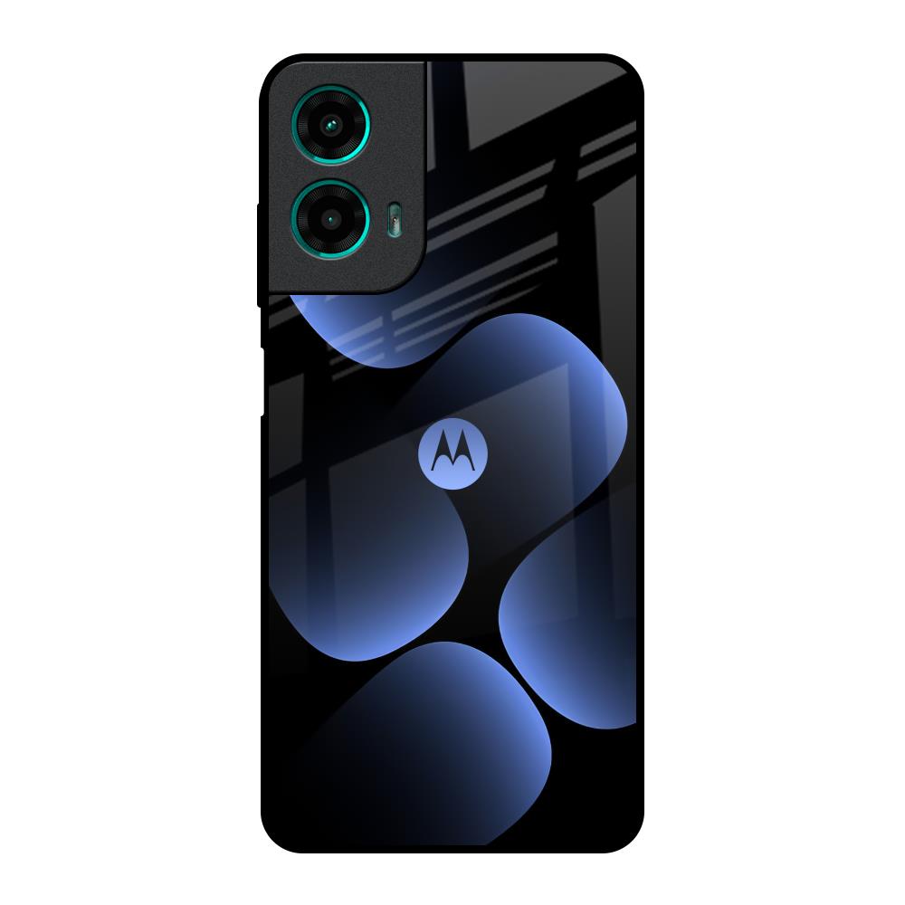 Five Blue Spots Motorola G35 5G Glass Back Cover Online