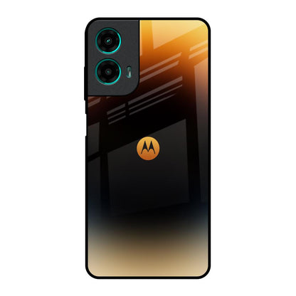 Grainy Yellow Motorola G35 5G Glass Back Cover Online