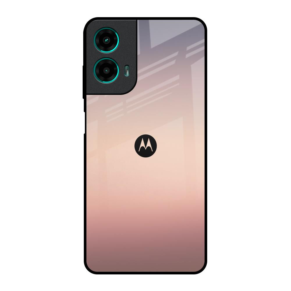 Golden Mauve Motorola G35 5G Glass Back Cover Online