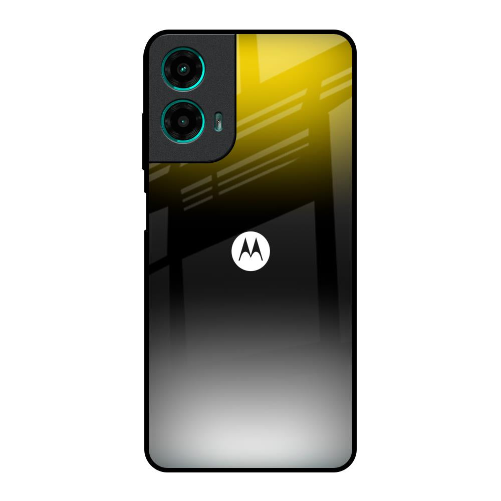Yellow Shadow Motorola G35 5G Glass Back Cover Online