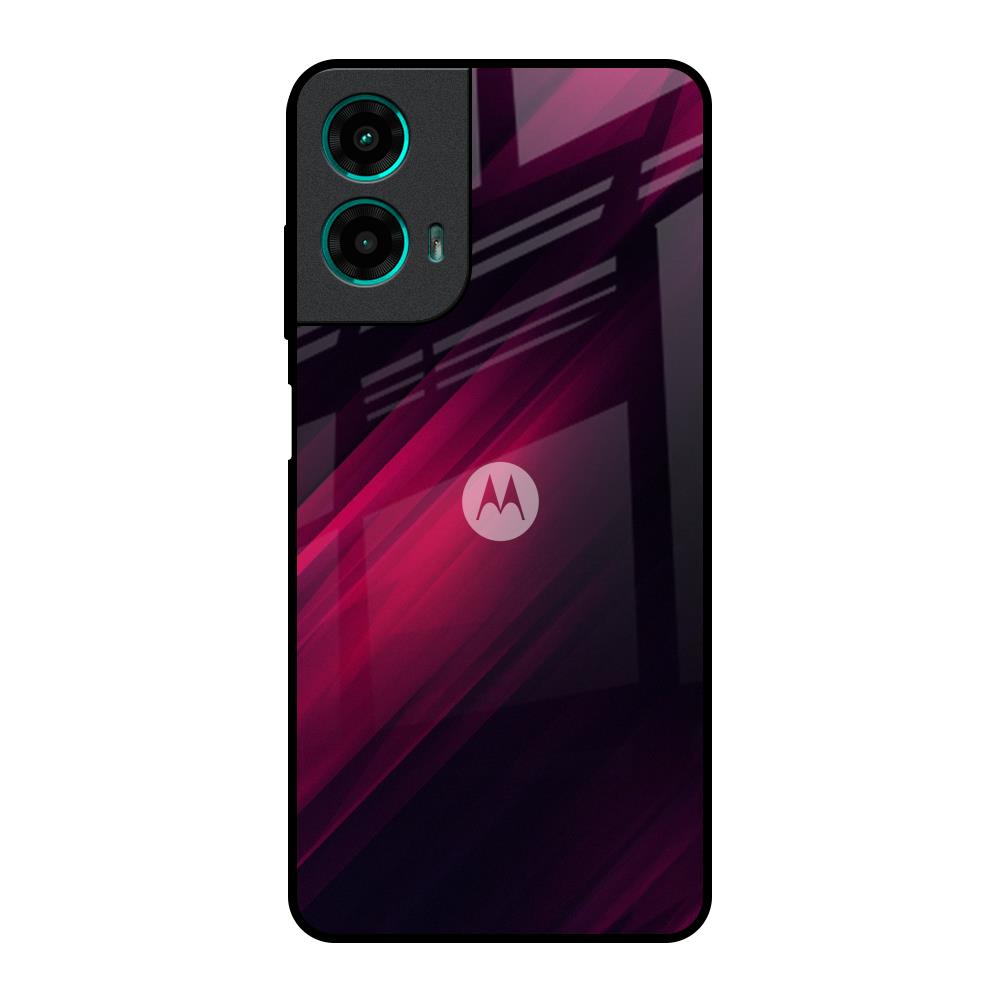 Razor Black Motorola G35 5G Glass Back Cover Online