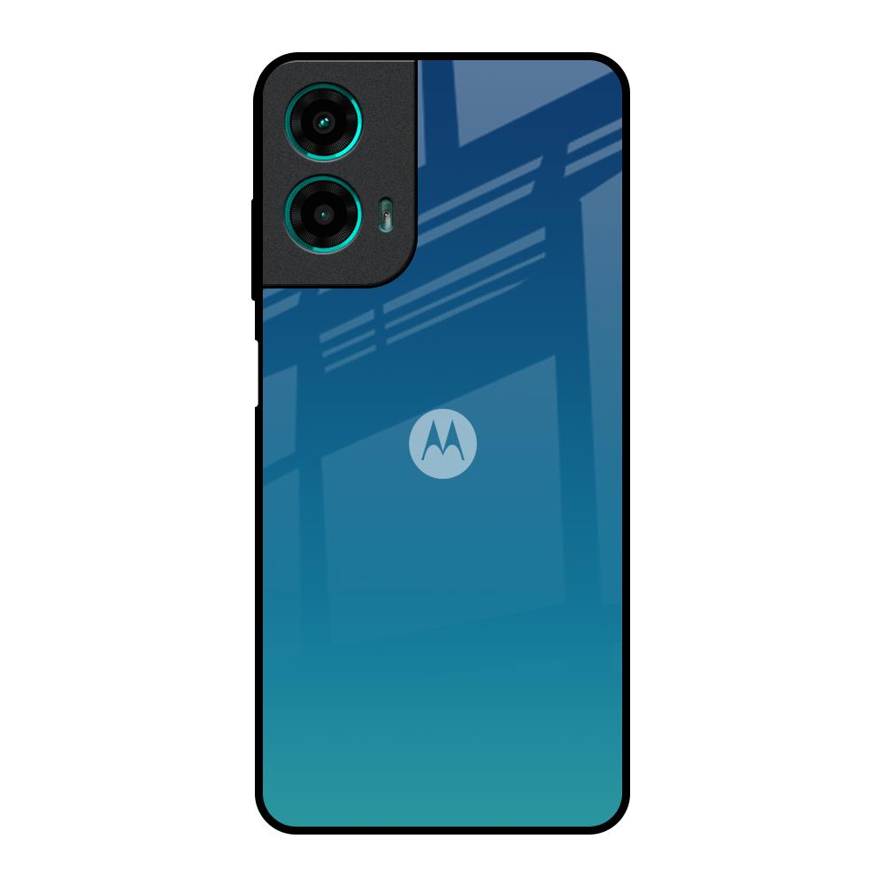 Celestial Blue Motorola G35 5G Glass Back Cover Online