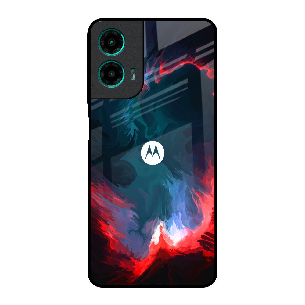 Brush Art Motorola G35 5G Glass Back Cover Online
