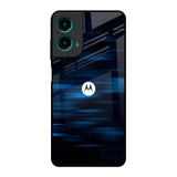 Blue Rough Abstract Motorola G35 5G Glass Back Cover Online