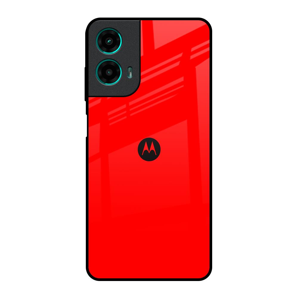 Blood Red Motorola G35 5G Glass Back Cover Online