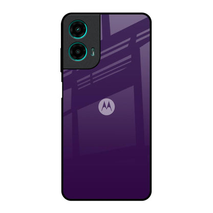 Dark Purple Motorola G35 5G Glass Back Cover Online