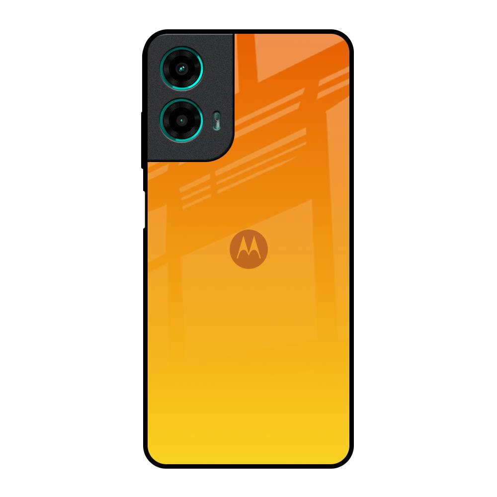 Sunset Motorola G35 5G Glass Back Cover Online