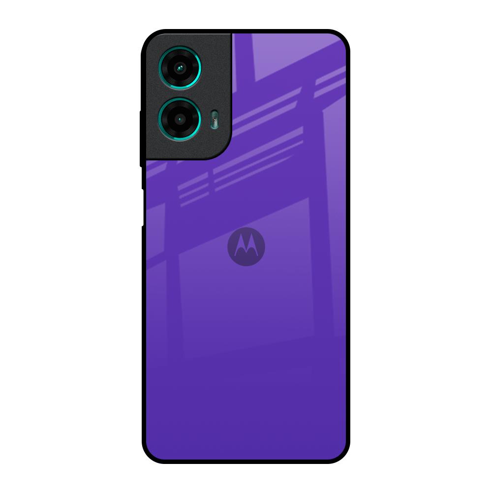 Amethyst Purple Motorola G35 5G Glass Back Cover Online
