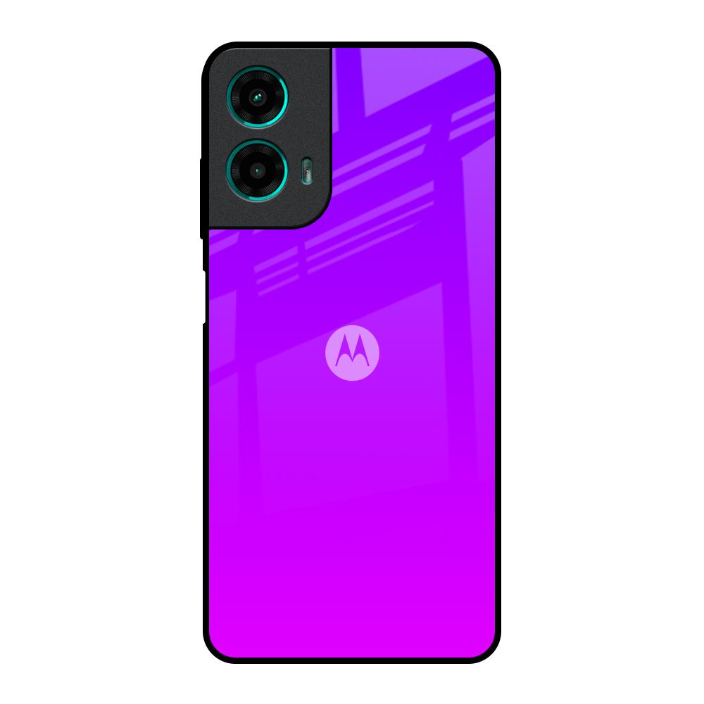 Purple Pink Motorola G35 5G Glass Back Cover Online