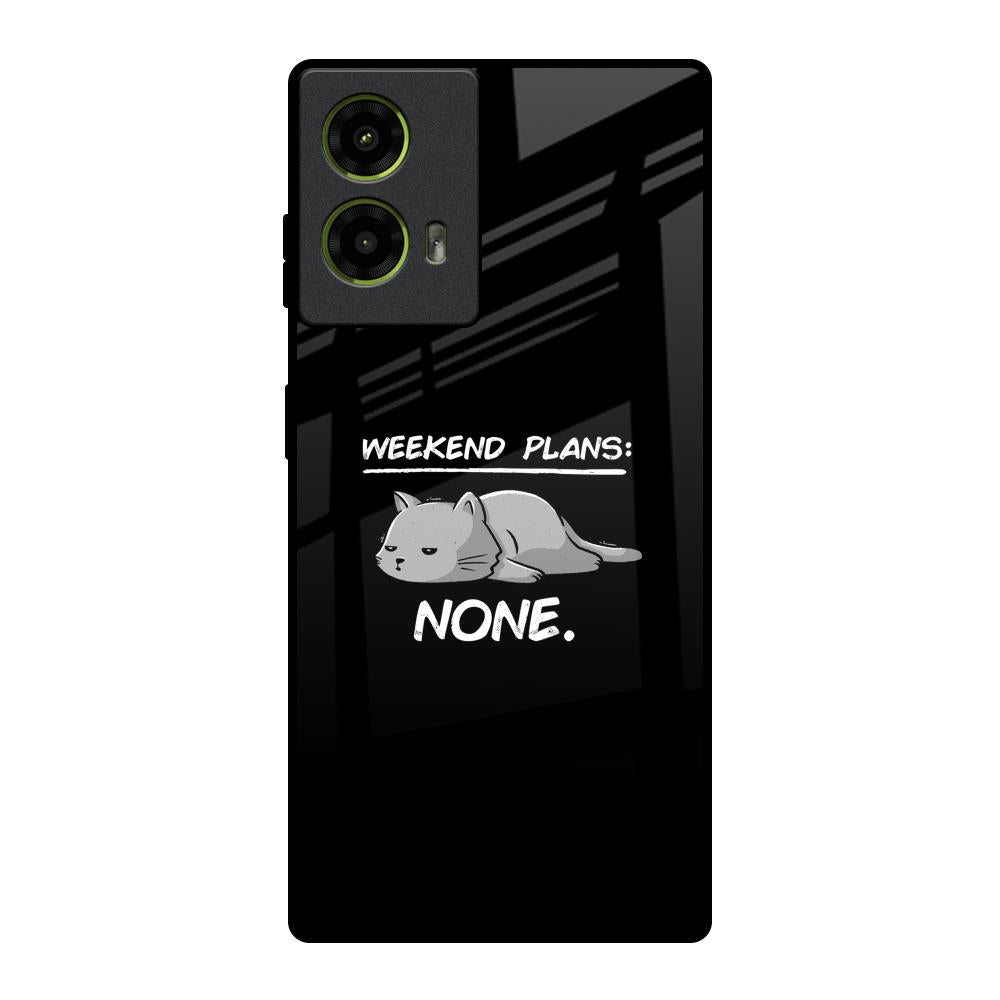Weekend Plans Motorola G85 5G Glass Back Cover Online