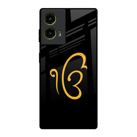 Luxury Fashion Initial Motorola G85 5G Glass Back Cover Online