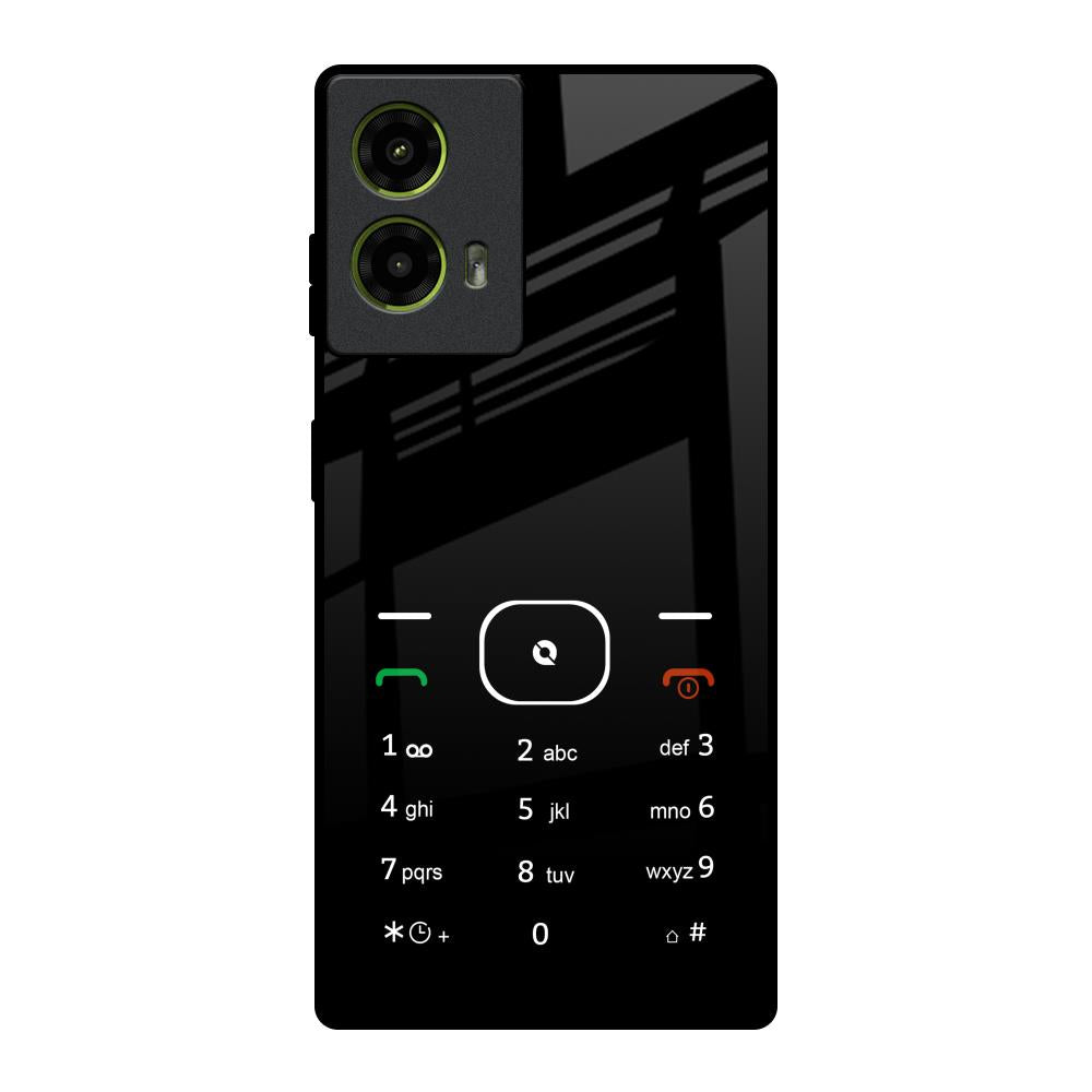 Classic Keypad Pattern Motorola G85 5G Glass Back Cover Online