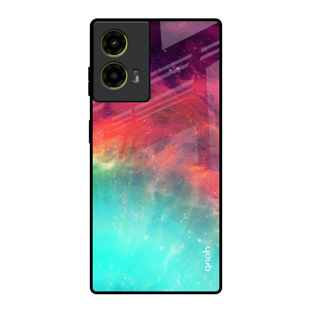 Colorful Aura Motorola G85 5G Glass Back Cover Online