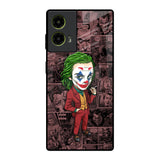 Joker Cartoon Motorola G85 5G Glass Back Cover Online