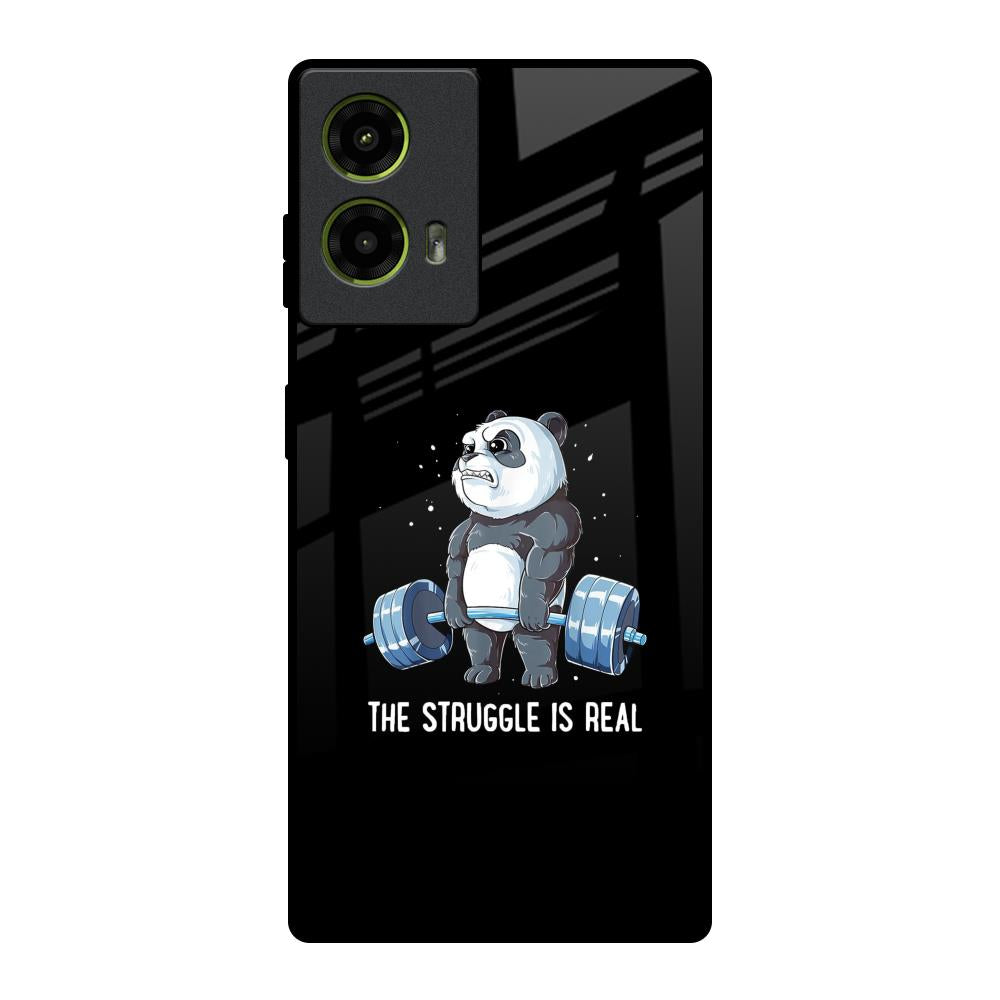 Real Struggle Motorola G85 5G Glass Back Cover Online