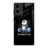 Real Struggle Motorola G85 5G Glass Back Cover Online
