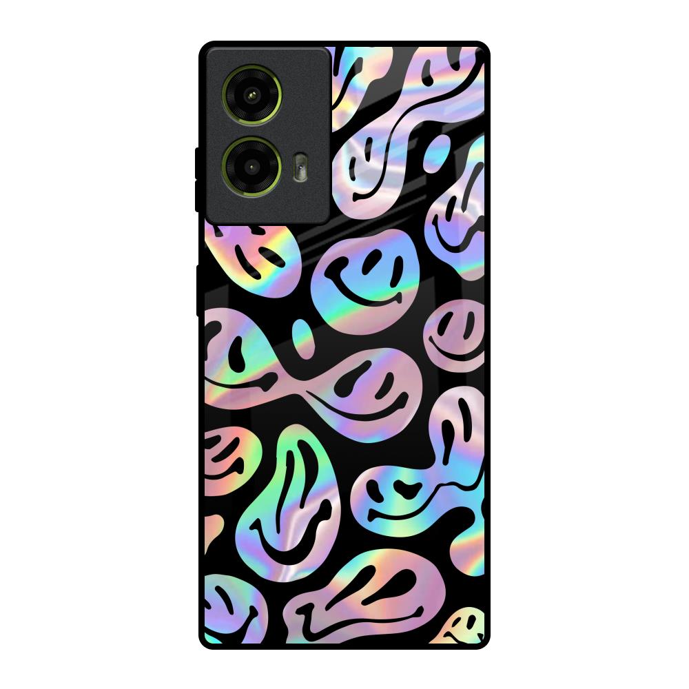 Acid Smile Motorola G85 5G Glass Back Cover Online