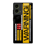 Aircraft Warning Motorola G85 5G Glass Back Cover Online