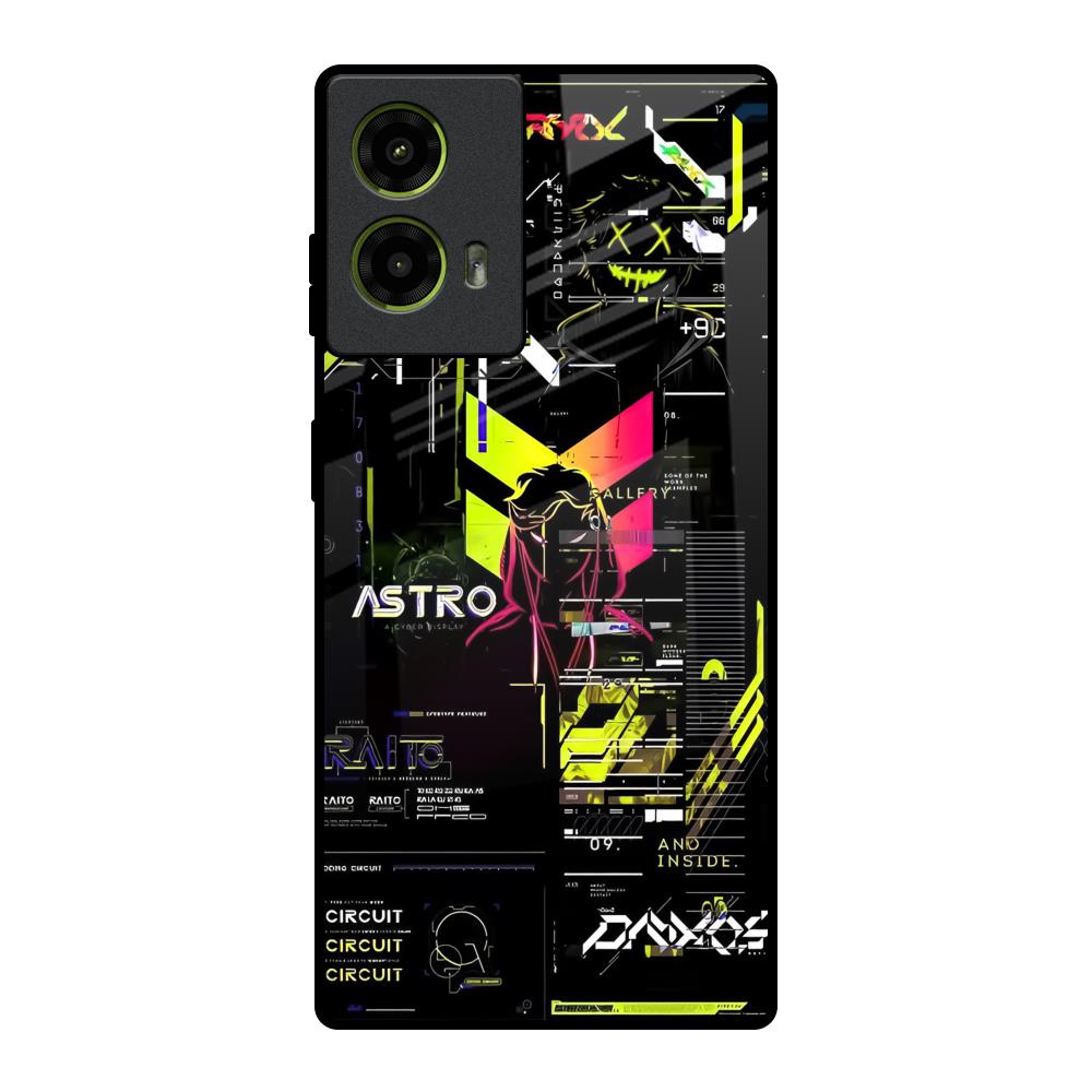 Astro Glitch Motorola G85 5G Glass Back Cover Online