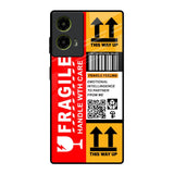 Handle With Care Motorola G85 5G Glass Back Cover Online
