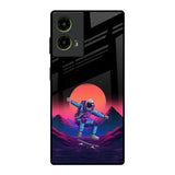 Retro Astronaut Motorola G85 5G Glass Back Cover Online