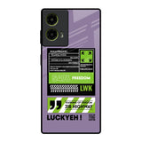 Run & Freedom Motorola G85 5G Glass Back Cover Online