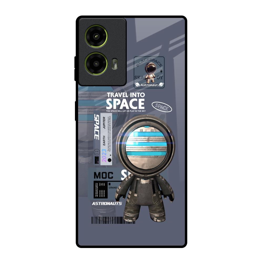 Space Travel Motorola G85 5G Glass Back Cover Online